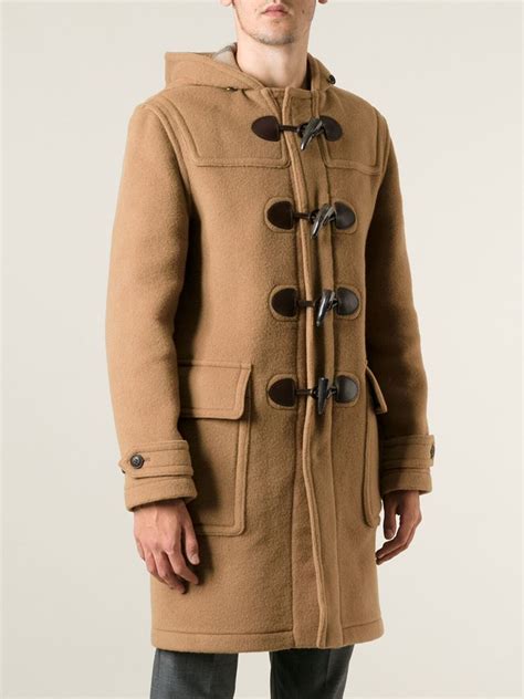 burberry dufflecoat marine|burberry men's coat outlet.